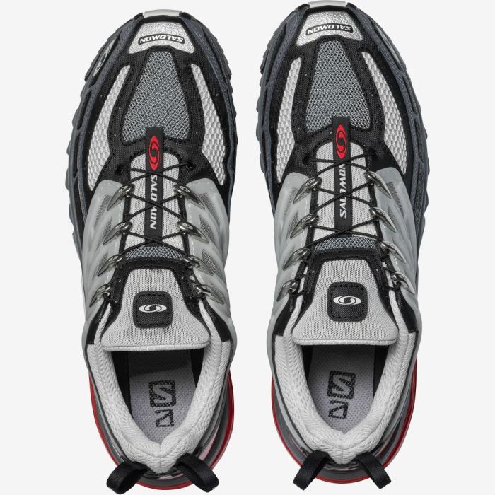 Salomon ACS PRO ADVANCED Sneakers Dame Lunar Rock / Quiet Shade / Goji Berry | qNEna3Gb