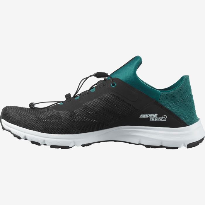 Salomon AMPHIB BOLD 2 Strandsko Herre Sort Hvide | KaqC5rJu