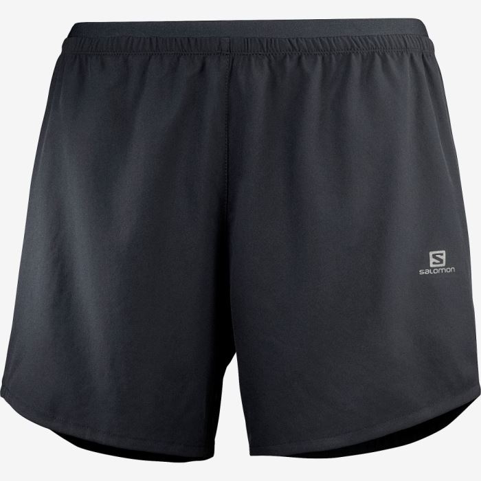 Salomon CROSS 5\'\' Shorts Dame Sort | 33TZubFL