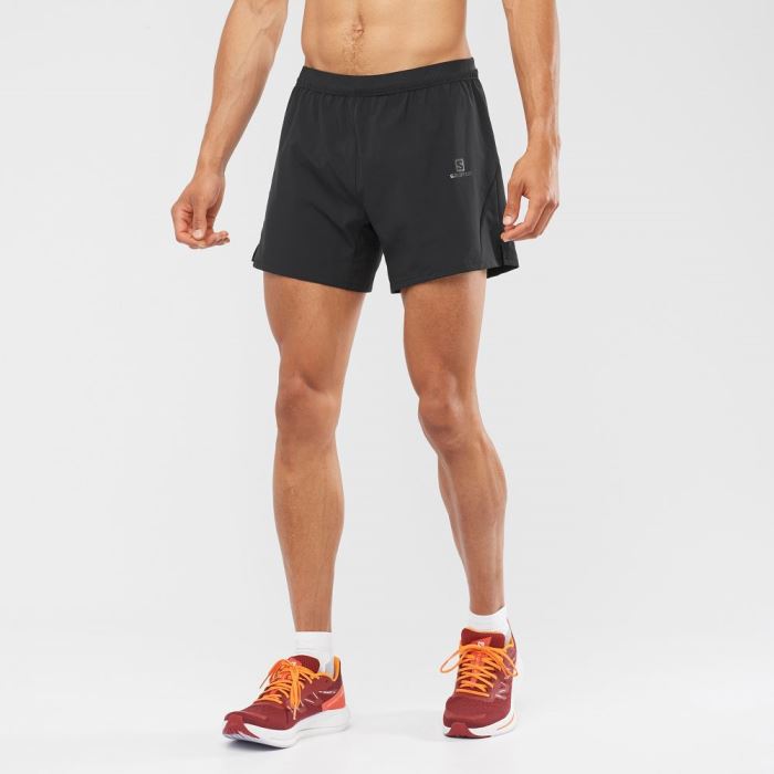 Salomon CROSS 5'' Shorts Herre Sort | cuXFI23B