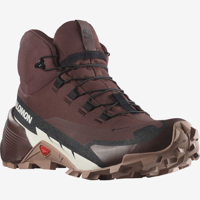 Salomon CROSS HIKE 2 MID GORE-TEX Vandresko Dame Chokolade | XhI48T7E