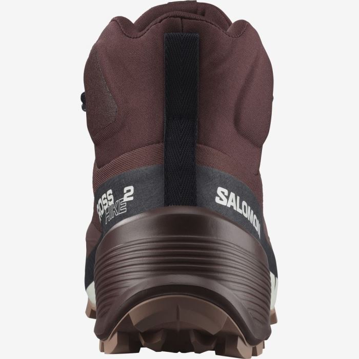 Salomon CROSS HIKE 2 MID GORE-TEX Vandresko Dame Chokolade | XhI48T7E