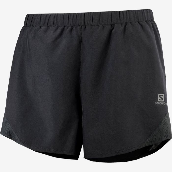 Salomon CROSS REBEL 4'' Shorts Dame Sort | vUSDGNaa