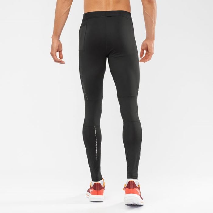 Salomon CROSS RUN Tights Herre Sort | SBBq13ww