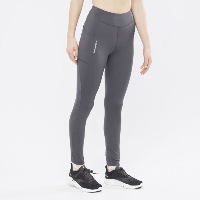 Salomon CROSS WARM 28'' Tights Dame Periscope | XLoHcp03