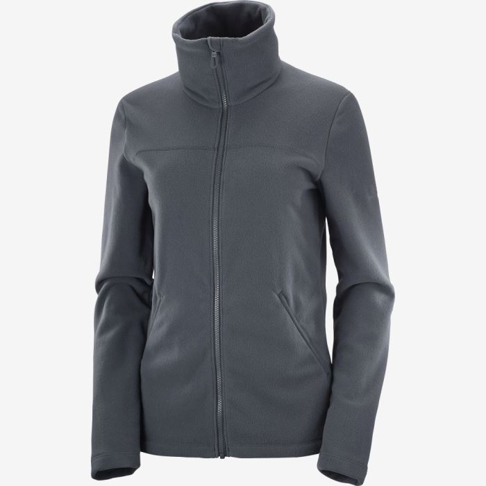 Salomon ESSENTIAL COSY FLEECE Mellemlag Dame Ebony | G4COp009