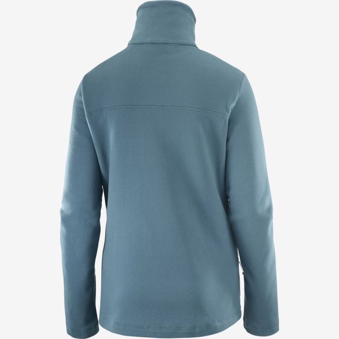 Salomon ESSENTIAL COSY FLEECE Mellemlag Dame Blå | d56M0dQH