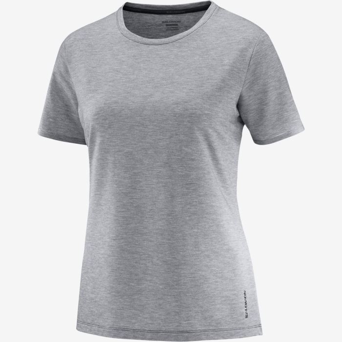 Salomon ESSENTIAL TENCEL T Shirts Dame Sort | tjW9ZMVc