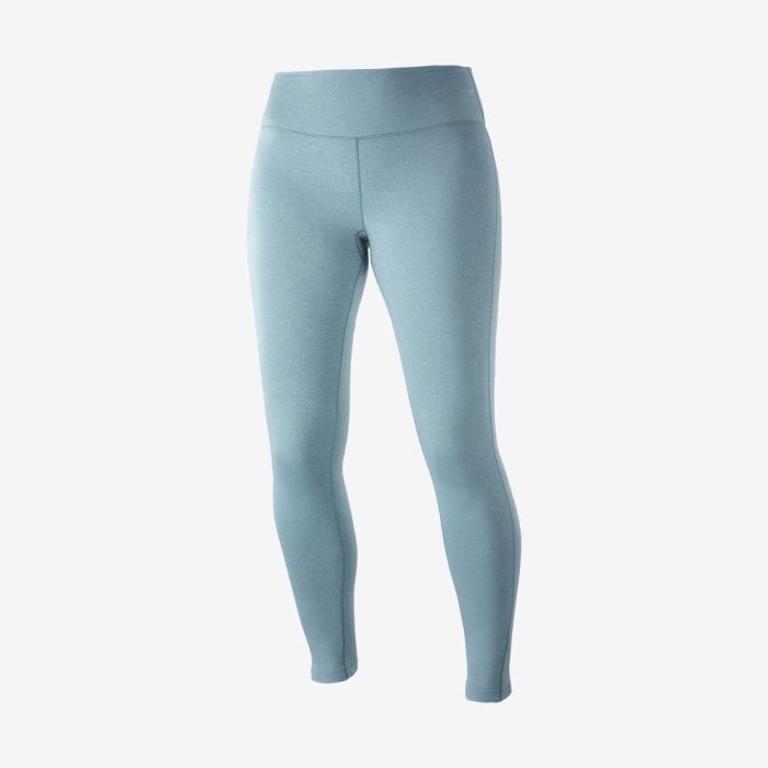 Salomon ESSENTIAL WARM Tights Dame Blå | frD3Nh7w