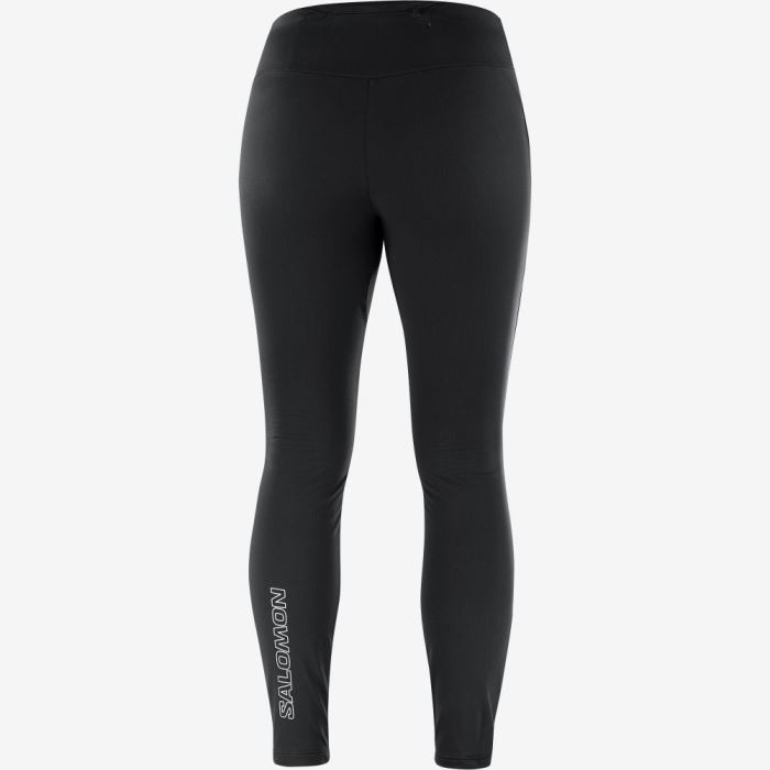 Salomon GORE TEX INFINIUM™ WINDSTOPPER® Tights Dame Sort | JUgdrP4q