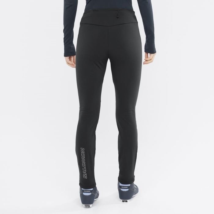 Salomon GORE TEX INFINIUM™ WINDSTOPPER® Tights Dame Sort | JUgdrP4q