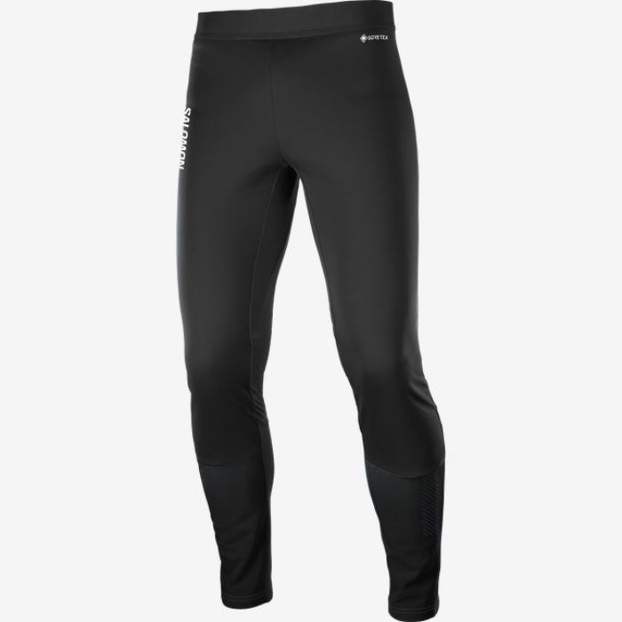 Salomon GORE-TEX INFINIUM™ WINDSTOPPER® Tights Herre Sort | RykiD0Qu