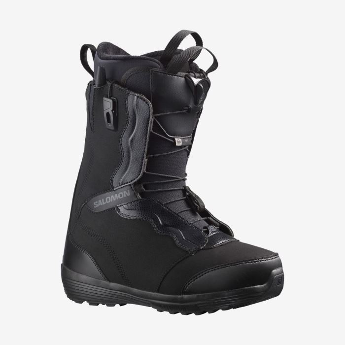 Salomon IVY Snowboardstøvler Dame Sort Sort | fPXLn4C1