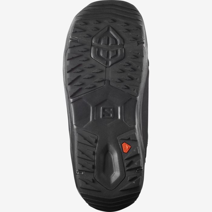 Salomon KIANA DUAL BOA Snowboardstøvler Dame Sort Sort Sølv | BSwyecHR