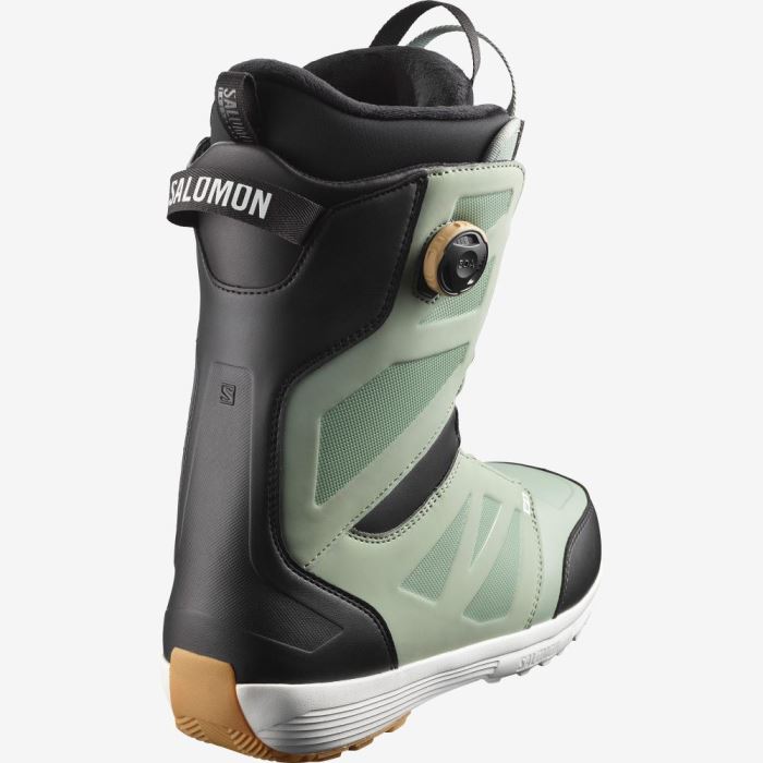 Salomon LAUNCH BOA SJ BOA Snowboardstøvler Herre Olivengrøn Sort Hvide | 9vKgQdqD