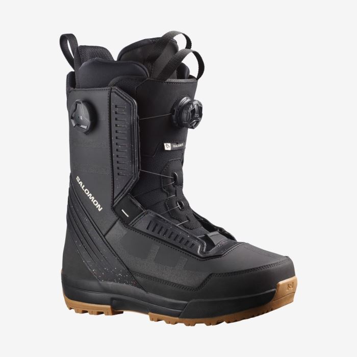 Salomon MALAMUTE DUAL BOA Snowboardstøvler Herre Sort Sort Sort | mx1wV0mK