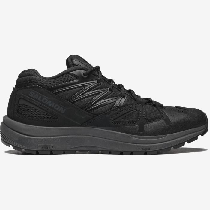 Salomon ODYSSEY 1 LEATHER ADVANCED Sneakers Dame Sort Sort | qQskIeF6