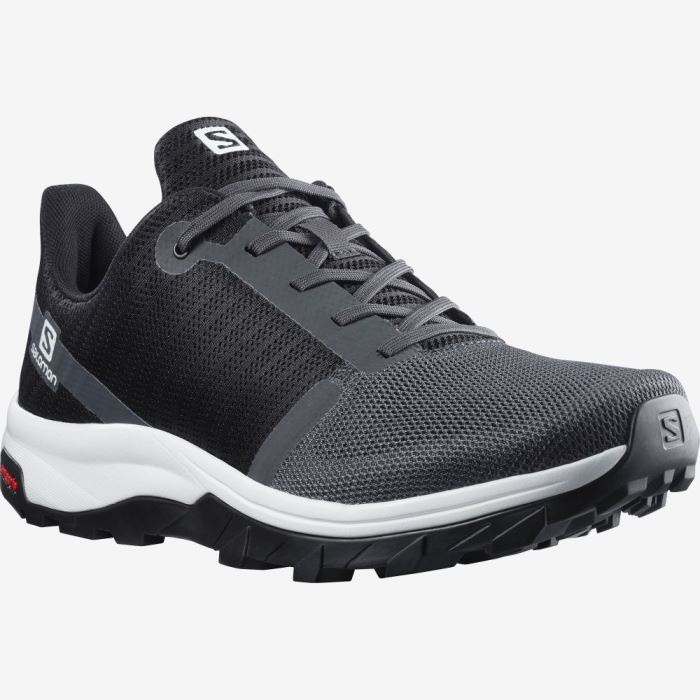 Salomon OUTBOUND PRISM Vandresko Herre Hvide Sort | BSIoETSL