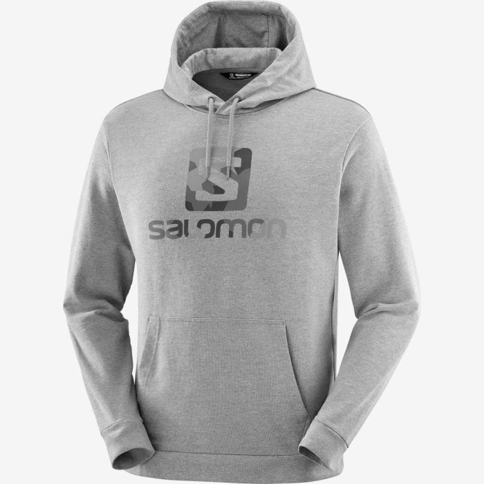 Salomon OUTLIFE LOGO SUMMER HEATHER Mellemlag Dame Grå | l5RKRh87