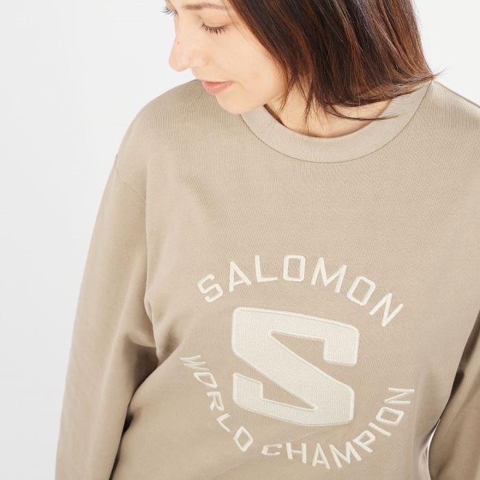 Salomon OUTLIFE LOGO SUMMER Mellemlag Herre Grå | Z5bLnDNX