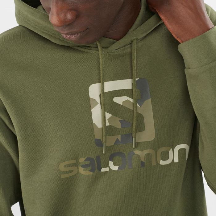 Salomon OUTLIFE LOGO SUMMER Mellemlag Herre Olivengrøn | vLe3tbVm