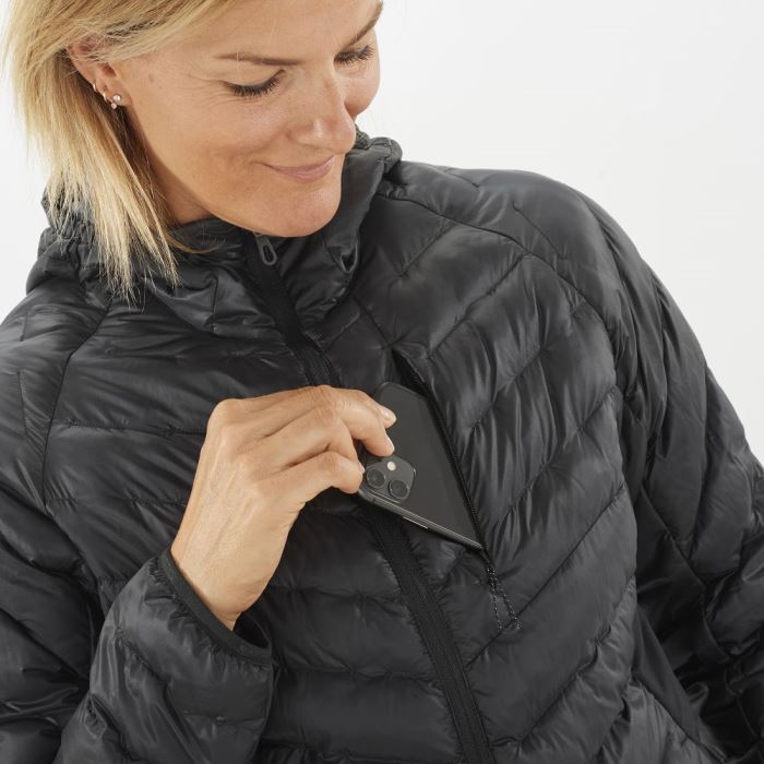 Salomon OUTLINE PRIMALOFT® Jakke Dame Sort | YWTwNAWq