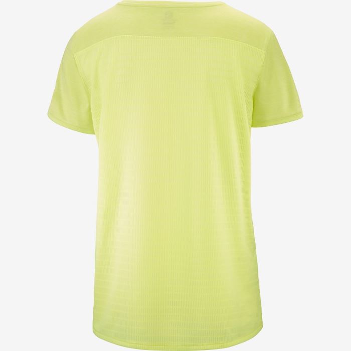 Salomon OUTLINE SUMMER T Shirts Dame Orange Lysegrøn | 3QRDHR4a