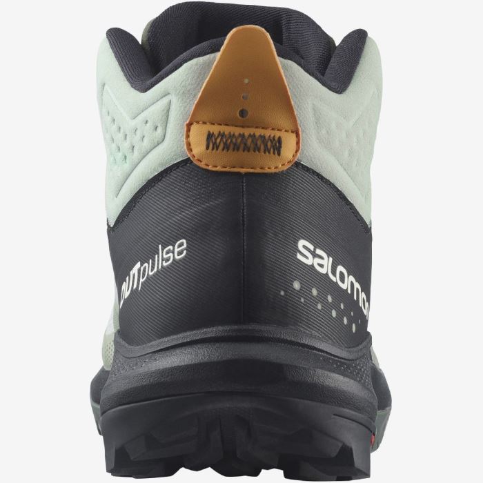 Salomon OUTPULSE MID GORE-TEX Vandresko Herre Sort Orange | fhCvrJyz