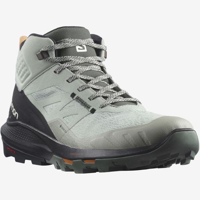 Salomon OUTPULSE MID GORE-TEX Vandresko Herre Sort Orange | fhCvrJyz