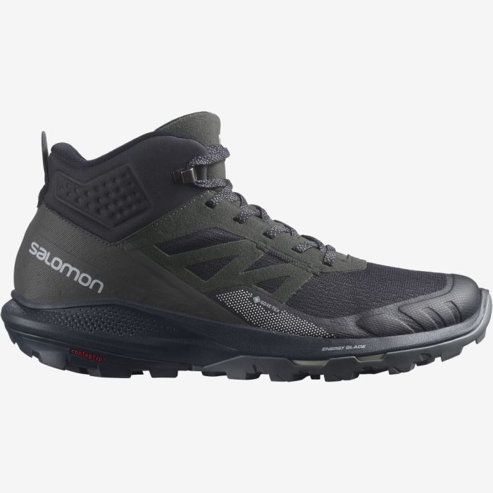 Salomon OUTPULSE MID GORE-TEX Vandresko Herre Sort | gisfxQDR