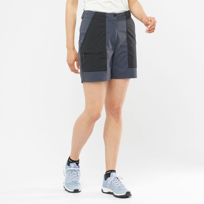 Salomon OUTRACK Shorts Dame Sort | G65HMriH