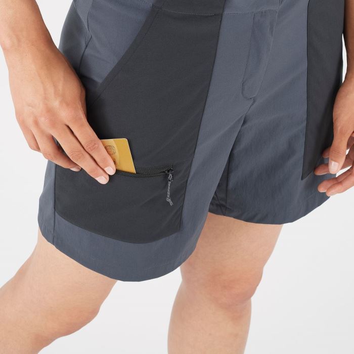 Salomon OUTRACK Shorts Dame Sort | G65HMriH