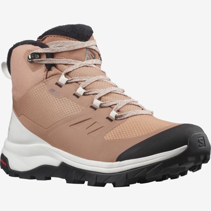 Salomon OUTSNAP CLIMASALOMON™ WATERPROOF Vandresko Dame Sort | QOpHFay0