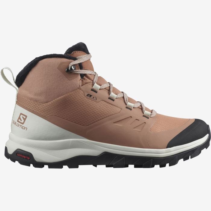 Salomon OUTSNAP CLIMASALOMON™ WATERPROOF Vandresko Dame Sort | QOpHFay0