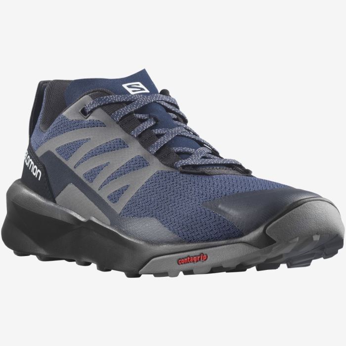 Salomon PATROL Vandresko Herre Indigo Sort | BiFXxFFl