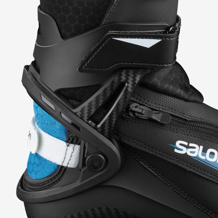 Salomon PRO COMBI PROLINK Skistøvler Dame Mørkeblå Sort Blå | 3QRQ8rj8