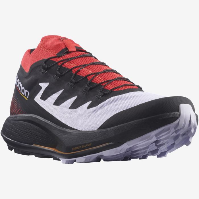 Salomon PULSAR TRAIL PRO Trail Løbesko Herre Lilla Rød Sort | M5iDGYmA