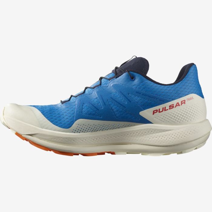 Salomon PULSAR TRAIL Trail Løbesko Herre Indigo Orange | rNE780p2