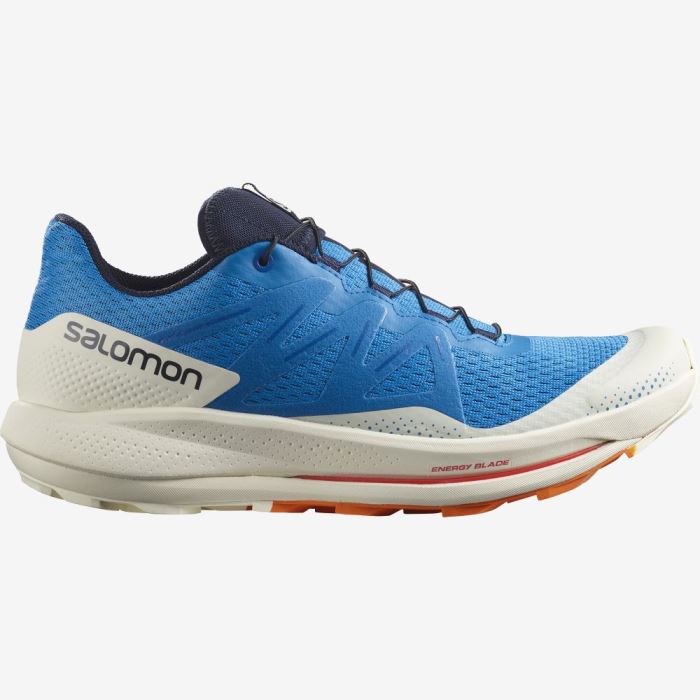 Salomon PULSAR TRAIL Trail Løbesko Herre Indigo Orange | rNE780p2