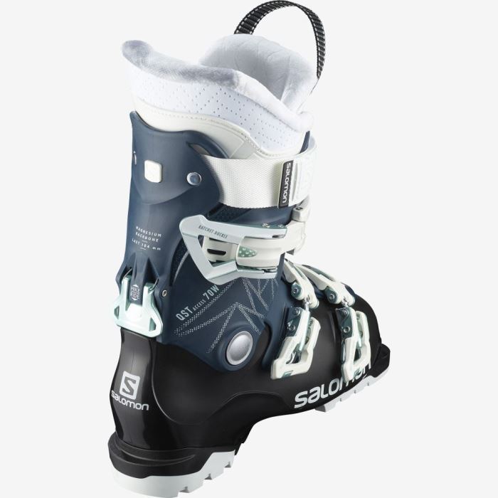 Salomon QST ACCESS 70 Skistøvler Dame Blå Hvide | R9uspMmx