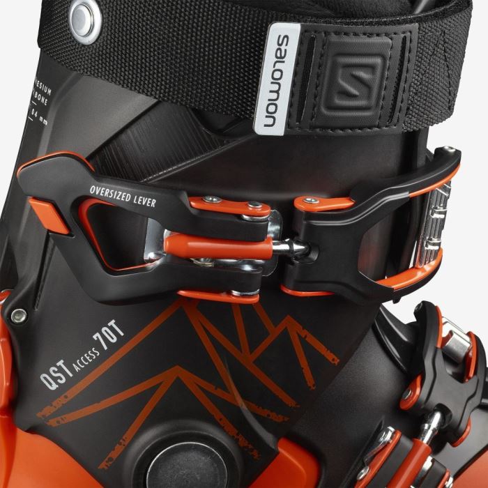 Salomon QST ACCESS 70 T Skistøvler Børn Orange Sort | buGr0Lt5