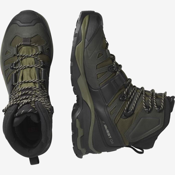 Salomon QUEST 4 GORE-TEX Vandresko Herre Olivengrøn | xxDI6hfx