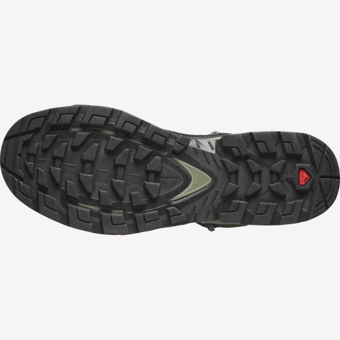 Salomon QUEST ELEMENT GORE-TEX Vandresko Herre Sort Dyb Grøn Olivengrøn | 1GlQys67