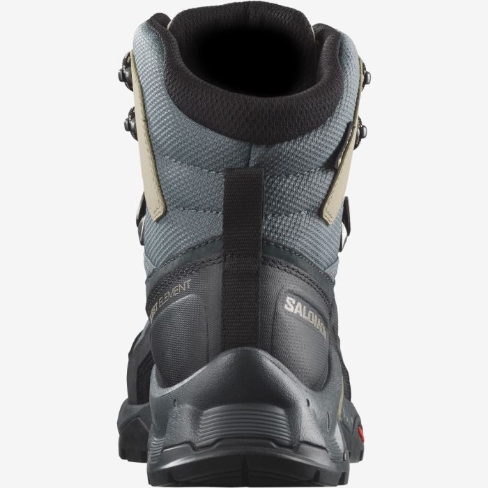 Salomon QUEST ELEMENT GORE-TEX Vandresko Dame Ebony / Rainy Day / Stormy Weather | uLUehWRG