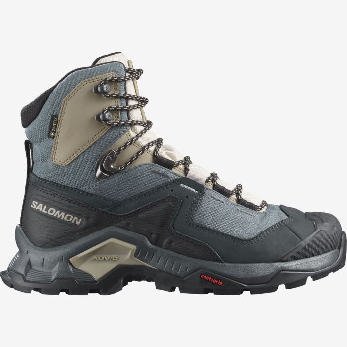 Salomon QUEST ELEMENT GORE-TEX Vandresko Dame Ebony / Rainy Day / Stormy Weather | uLUehWRG