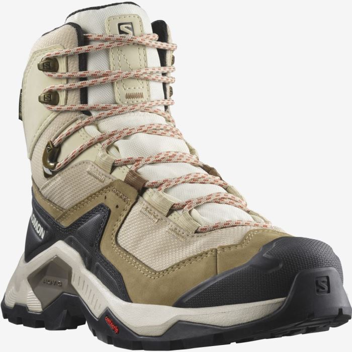 Salomon QUEST ELEMENT GORE-TEX Vandresko Dame Orange | vPhKskDy