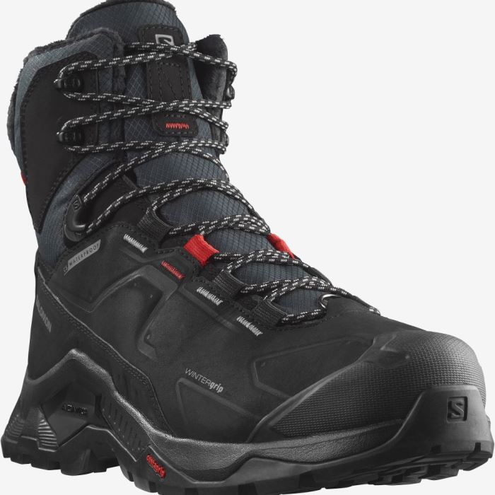 Salomon QUEST WINTER THINSULATE™ CLIMASALOMON™ WATERPROOF Vandresko Dame Sort | GfJ0JL6o