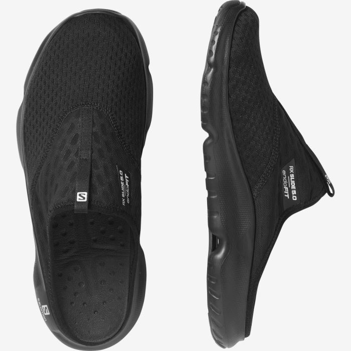 Salomon REELAX SLIDE 5.0 Sandaler Herre Sort Sort Sort | s0Tt6O7N