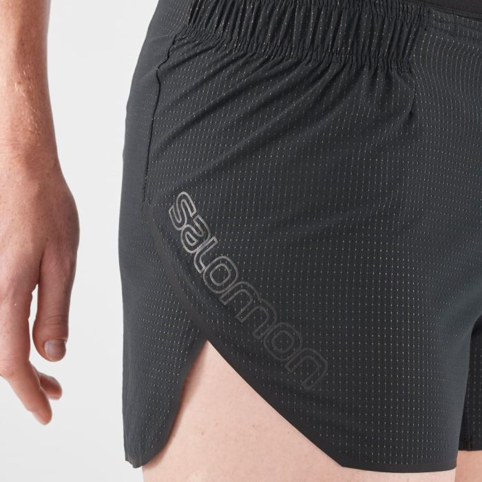 Salomon SENSE AERO 3'' Shorts Dame Sort | rRhPrFgn