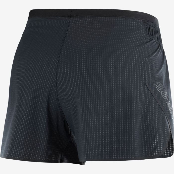 Salomon SENSE AERO 3'' Shorts Dame Sort | rRhPrFgn